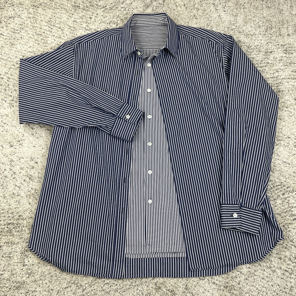 N.Hoolywood Shirt Mens 38 Mister Hollywood 2 Layer Long Sleeve Made In Japan EUC